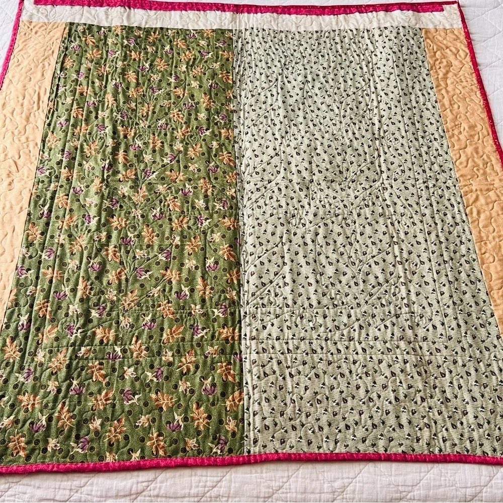 41”x41” New Handmade Cotton Patchwork Quilt. Wall Hanging Quilt.